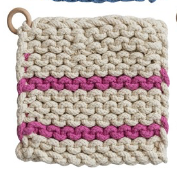 Square Crocheted Pot Holders