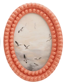 Oval Resin Bobbin Photo Frame