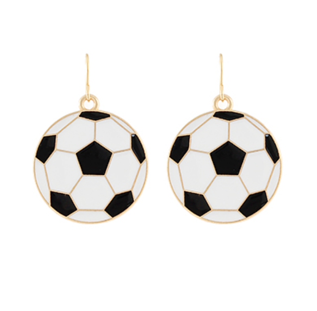 Sports Ball Drop Earrings