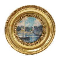 Gold Resin Mini Framed Art Magnet