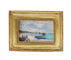 Gold Resin Mini Framed Art Magnet