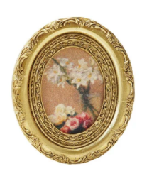 Gold Resin Mini Framed Art Magnet