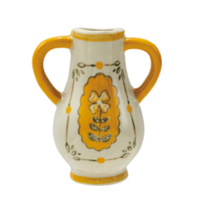 Hand-Painted Stoneware Mini Vase Magnet