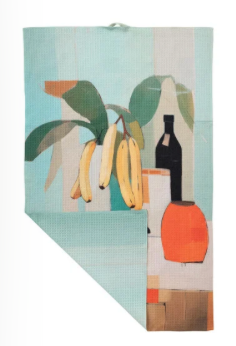Printed Recycled Microfibre Two-Sided Tea Towel