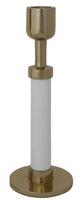 Enameled Cast Aluminum Taper Holder
