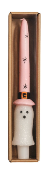 Halloween Glitter Taper Candles