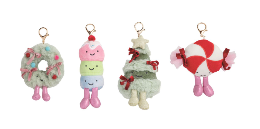 Holiday Plush Bag Charms