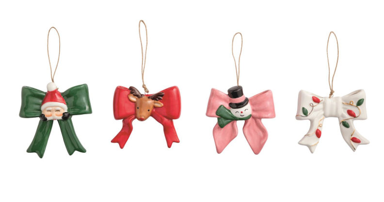 Bow Icon Ornaments