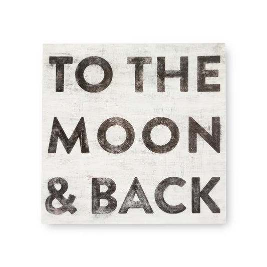To The Moon & Back Art Tile Collection - White
