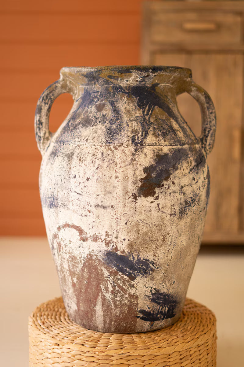 Large Rustic Clay Urn