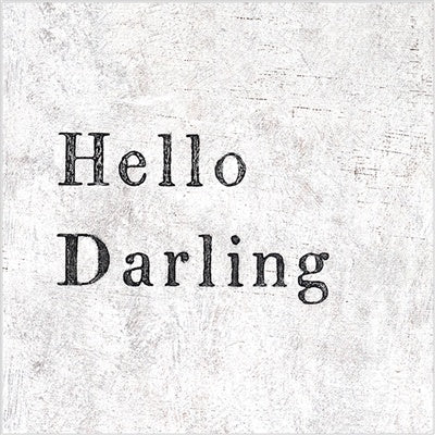 Hello Darling Art Print