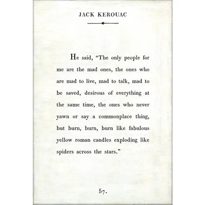 Jack Kerouac Art Print