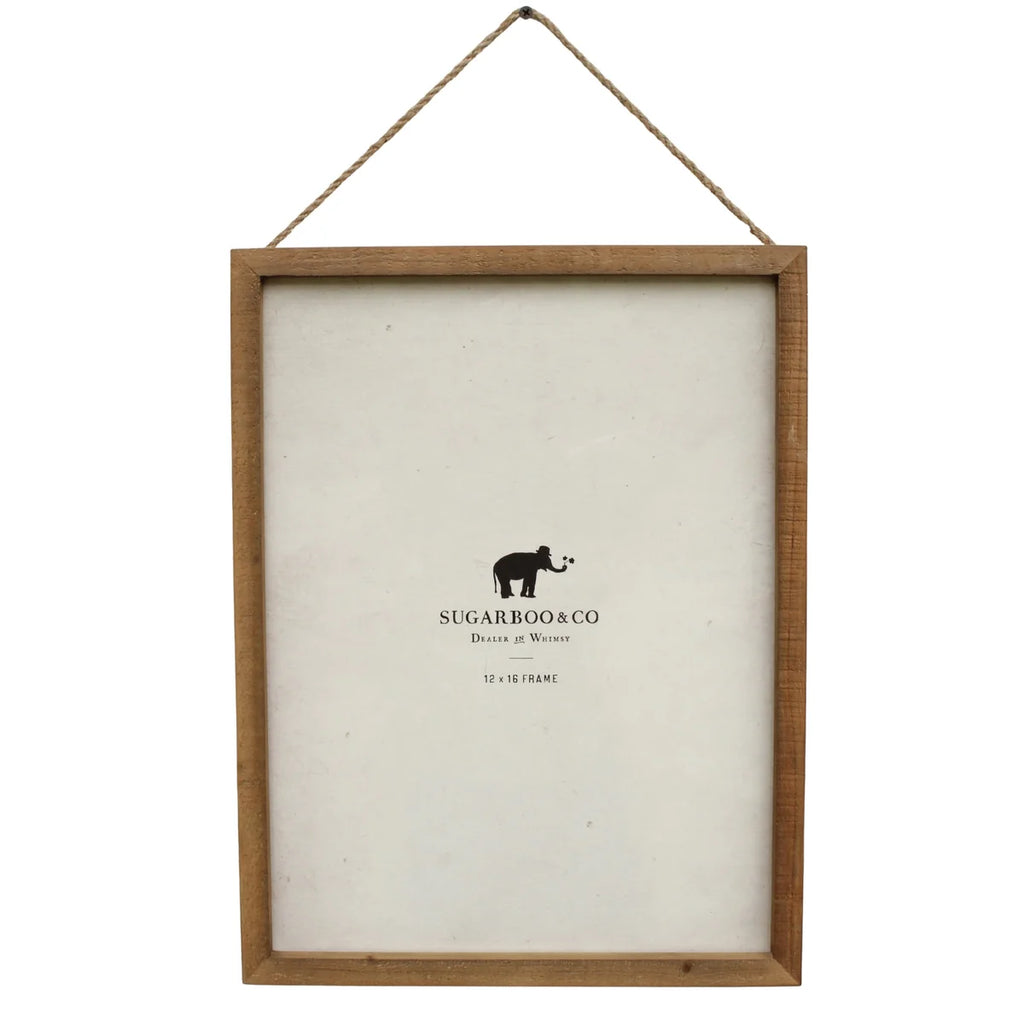 Natural Wood Frames w/ Jute Hanging