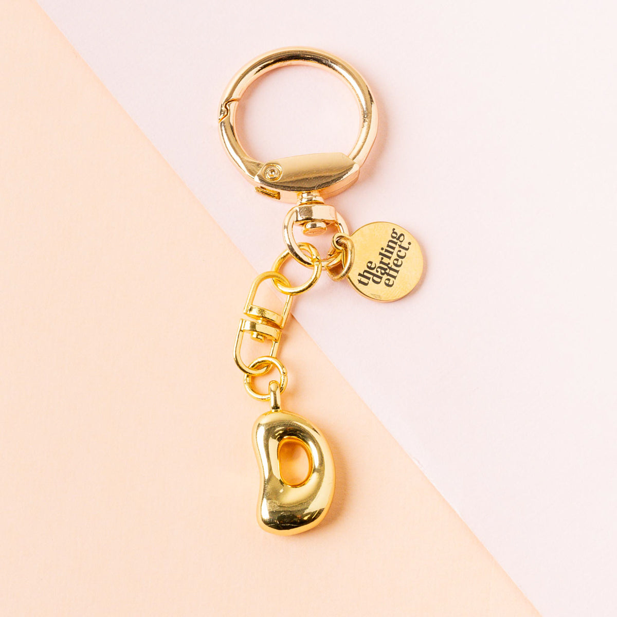Bubble Letter Keychain Bag Charm
