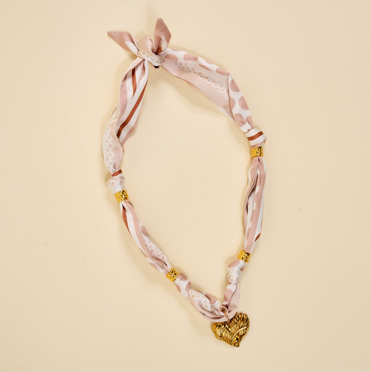 Make a Statement Scarf Necklace - Desert Dune