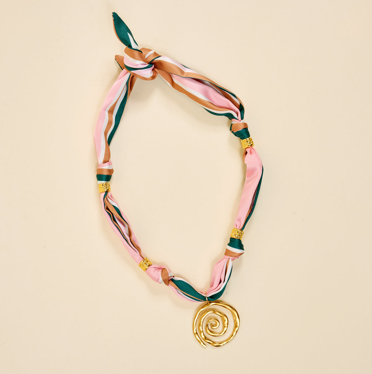 Make a Statement Scarf Necklace - Evergreen Twist