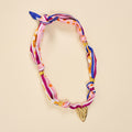 Make a Statement Scarf Necklace - Heart of Gold