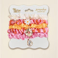 Scrunchie Charm Set - Sicily Stripes Pink