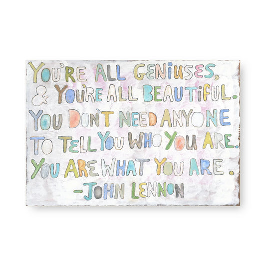 You're All Geniuses Art Tile Collection