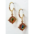 Jewel Hoop Earrings