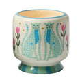 A Dopo "Blue Cheetahs" Ceramic Candle