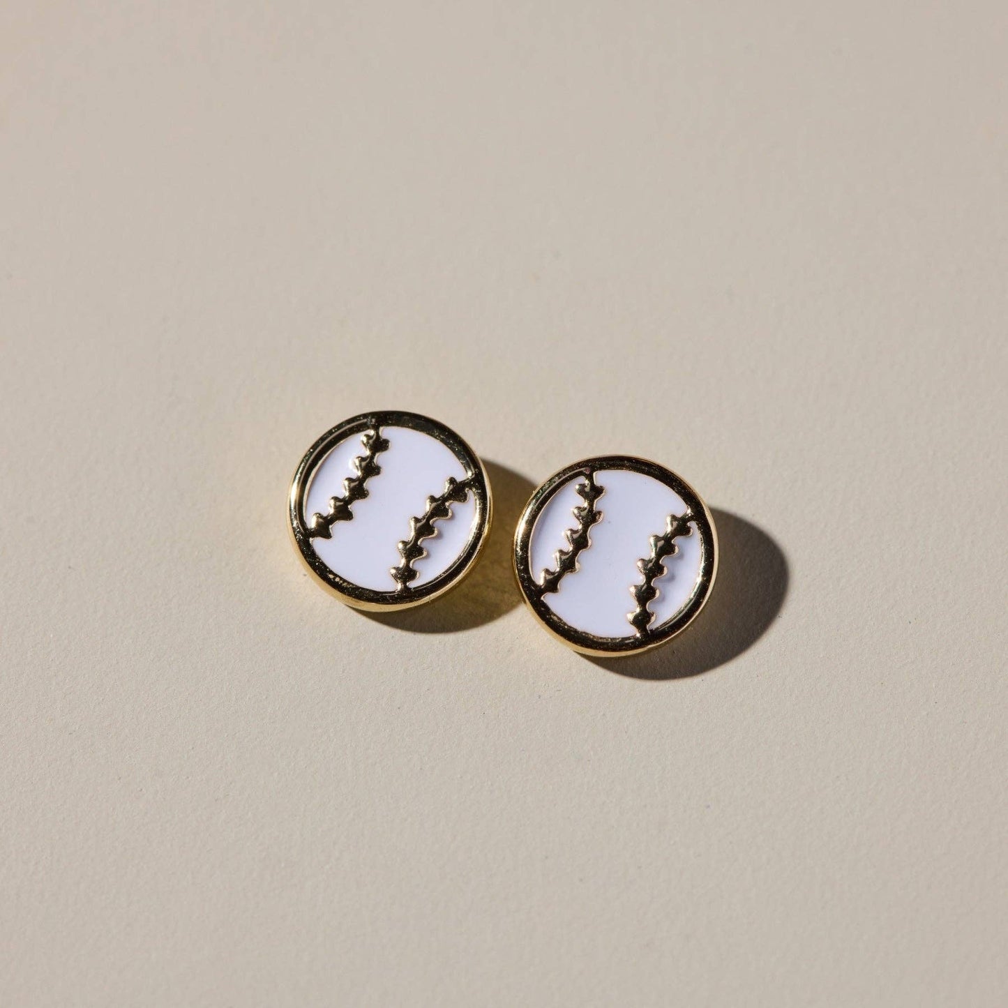 Baseball Stud Earrings
