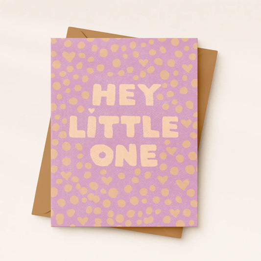 Hey Little One New Baby Card