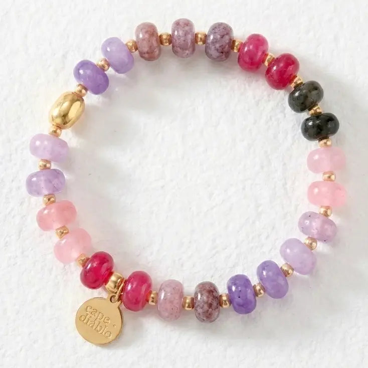 Berry Jade Bloom Bracelet
