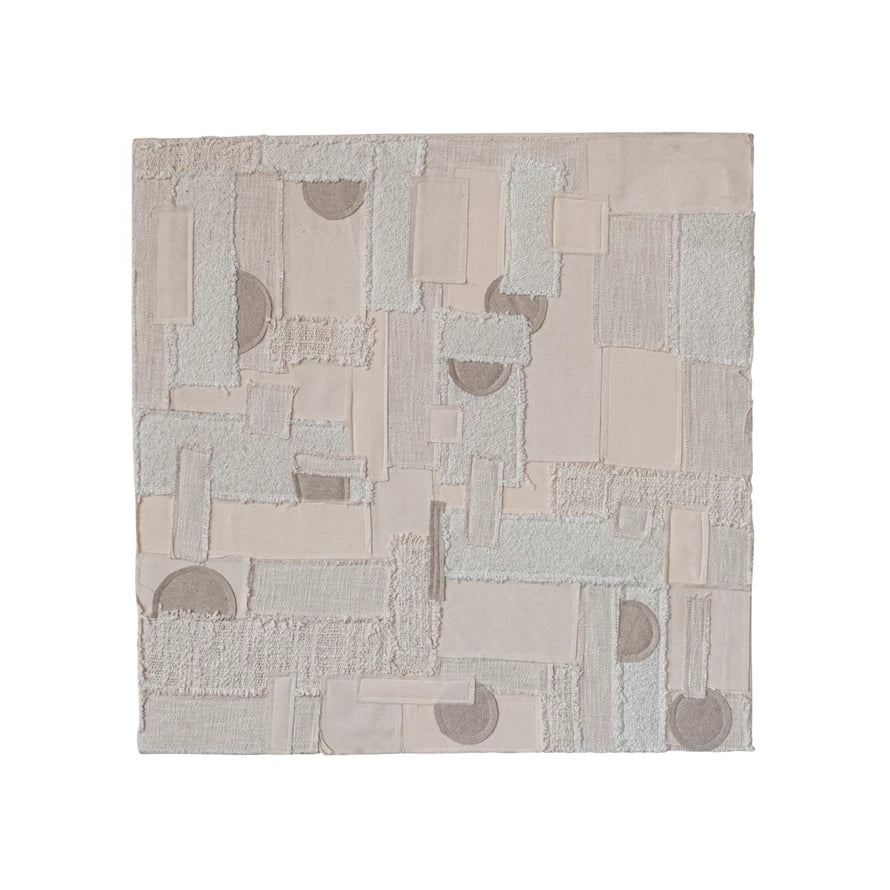 Cotton & Wool Patchwork Wall Décor