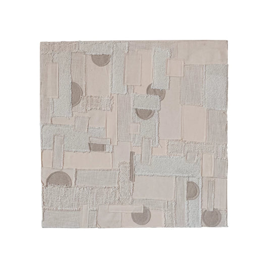 Cotton & Wool Patchwork Wall Décor