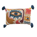 Abstract Face Lumbar Pillow