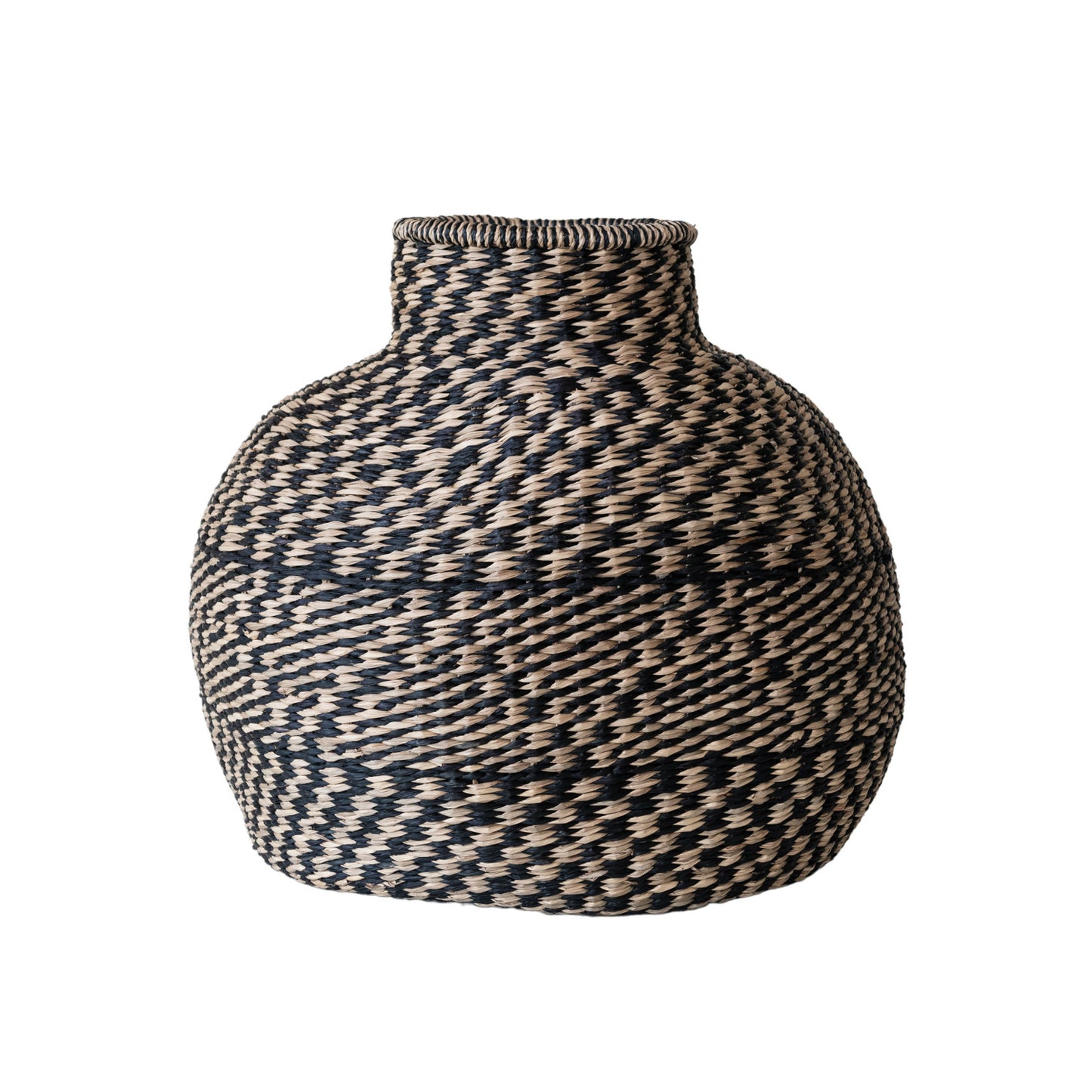 Decorative Hand-Woven Seagrass Vase