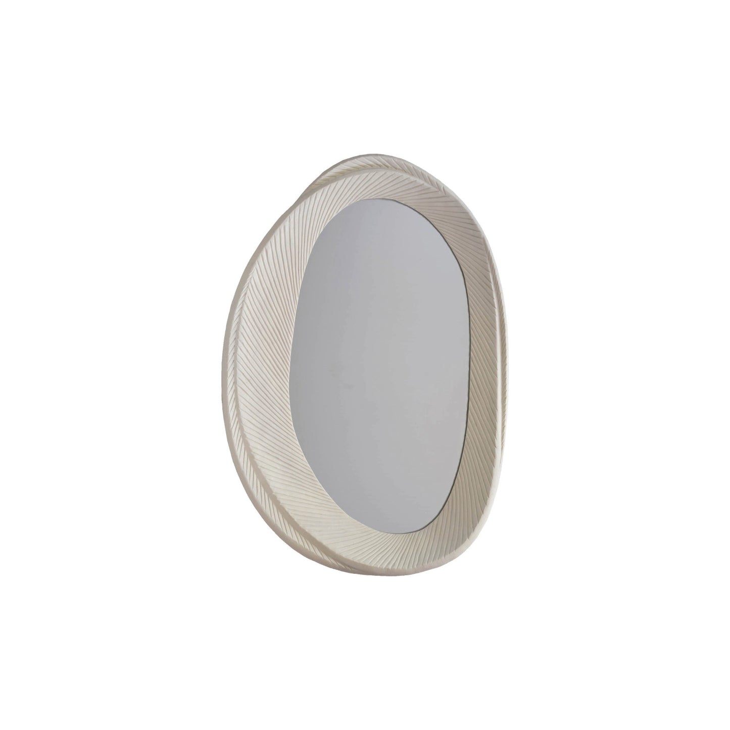 Oval Resin Framed Wall Mirror