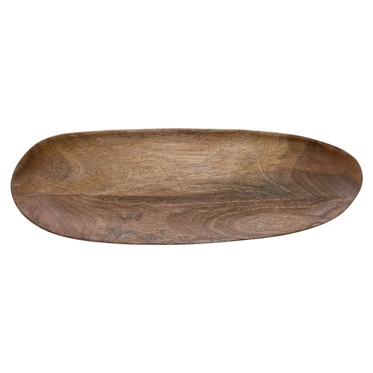 Oval Mango Wood Tray