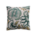 Yellow & Green Botanical Cotton Pillow