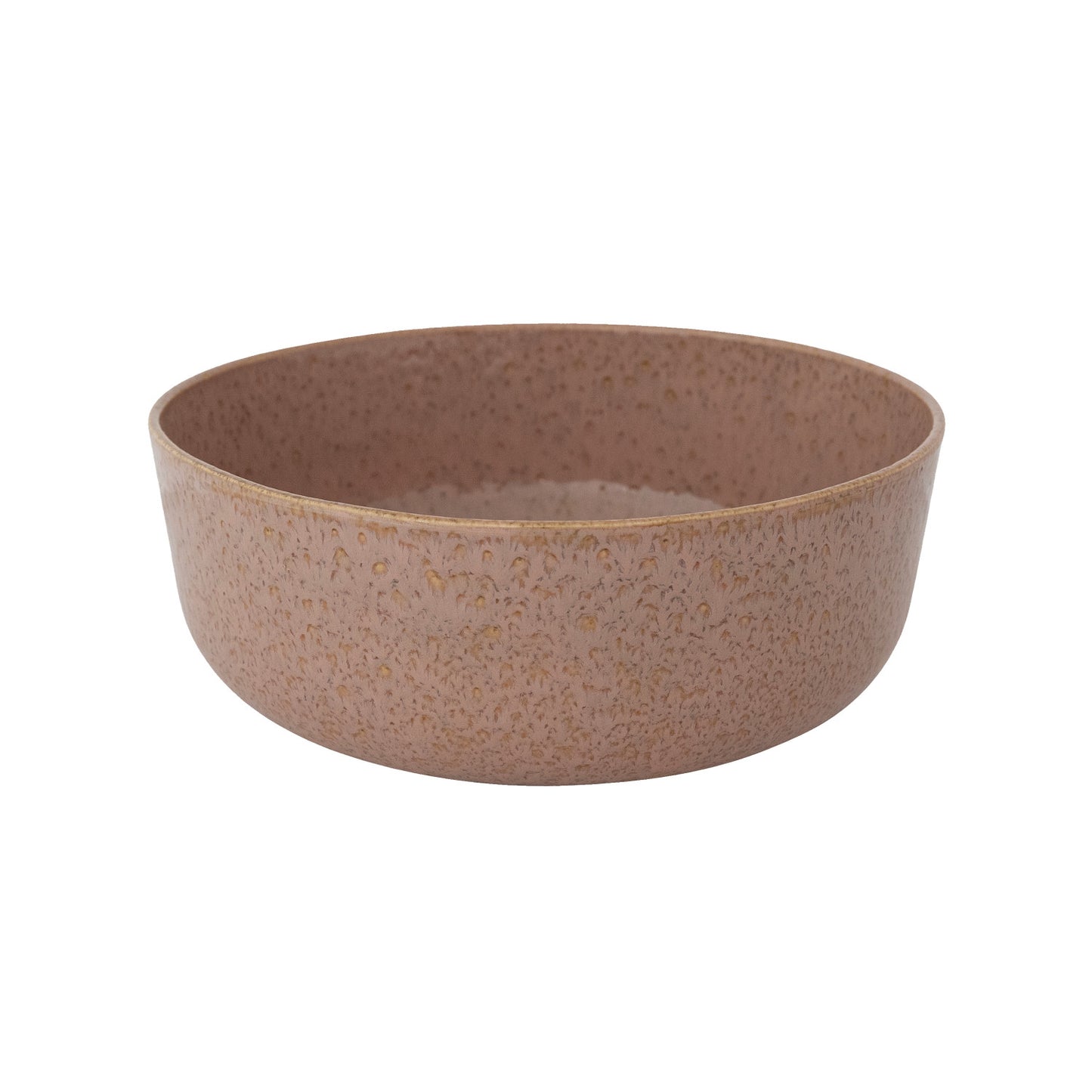 Mauve Speckled Stoneware Bowl