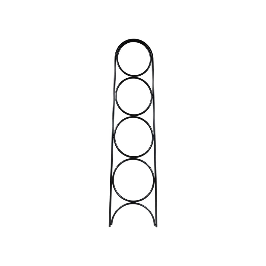 Decorative Metal Wall Ladder with Circular Rungs
