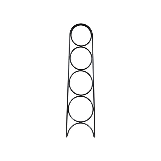 Decorative Metal Wall Ladder with Circular Rungs