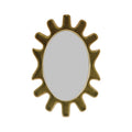 Abstract Sunburst Wall Mirror