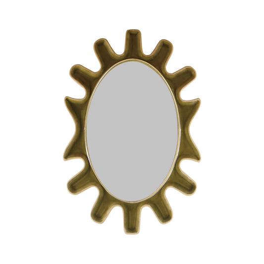 Abstract Sunburst Wall Mirror