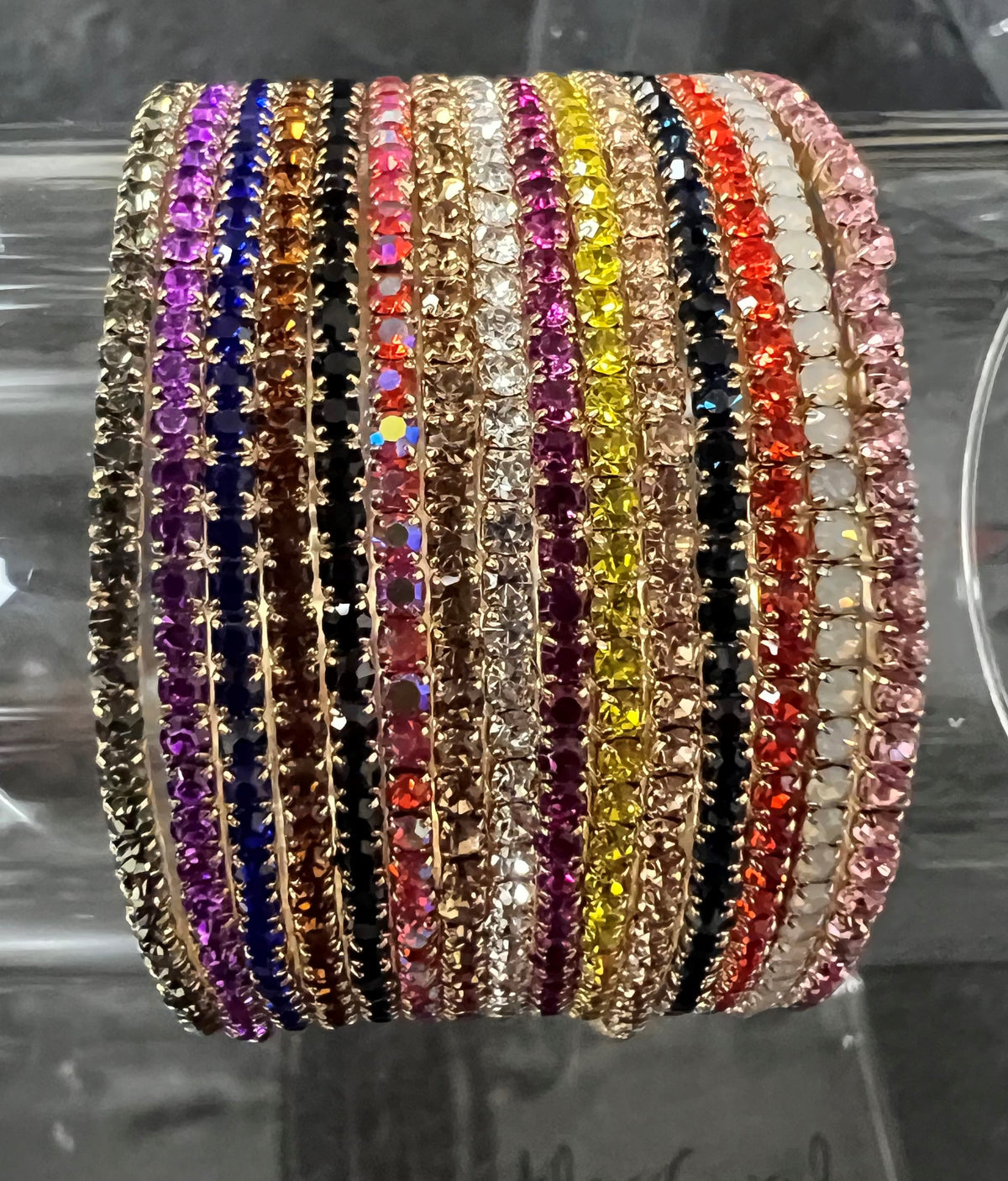 Rhinestone Stretch Stacker Bracelets