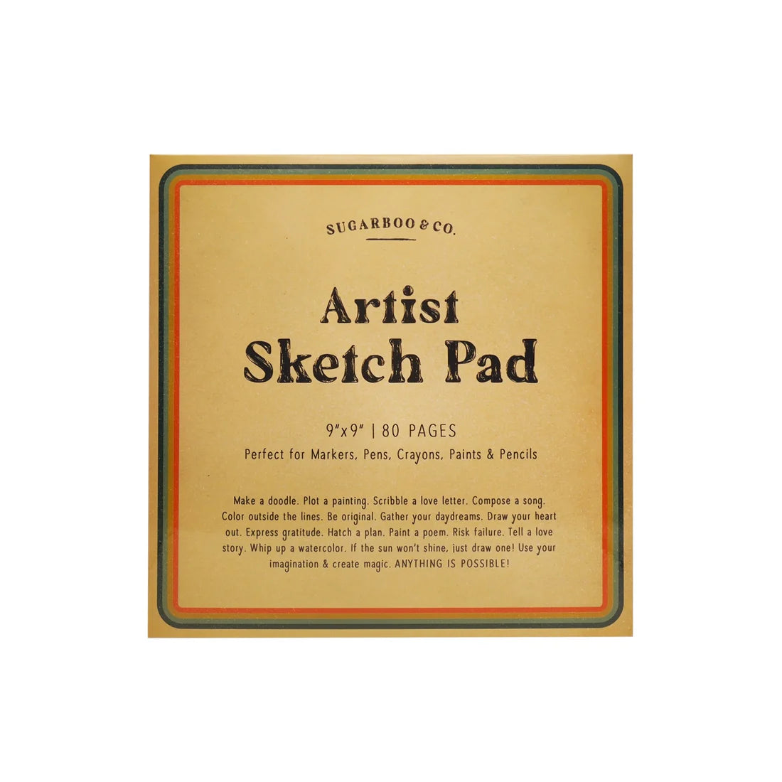 Large Artist Sketch Pad