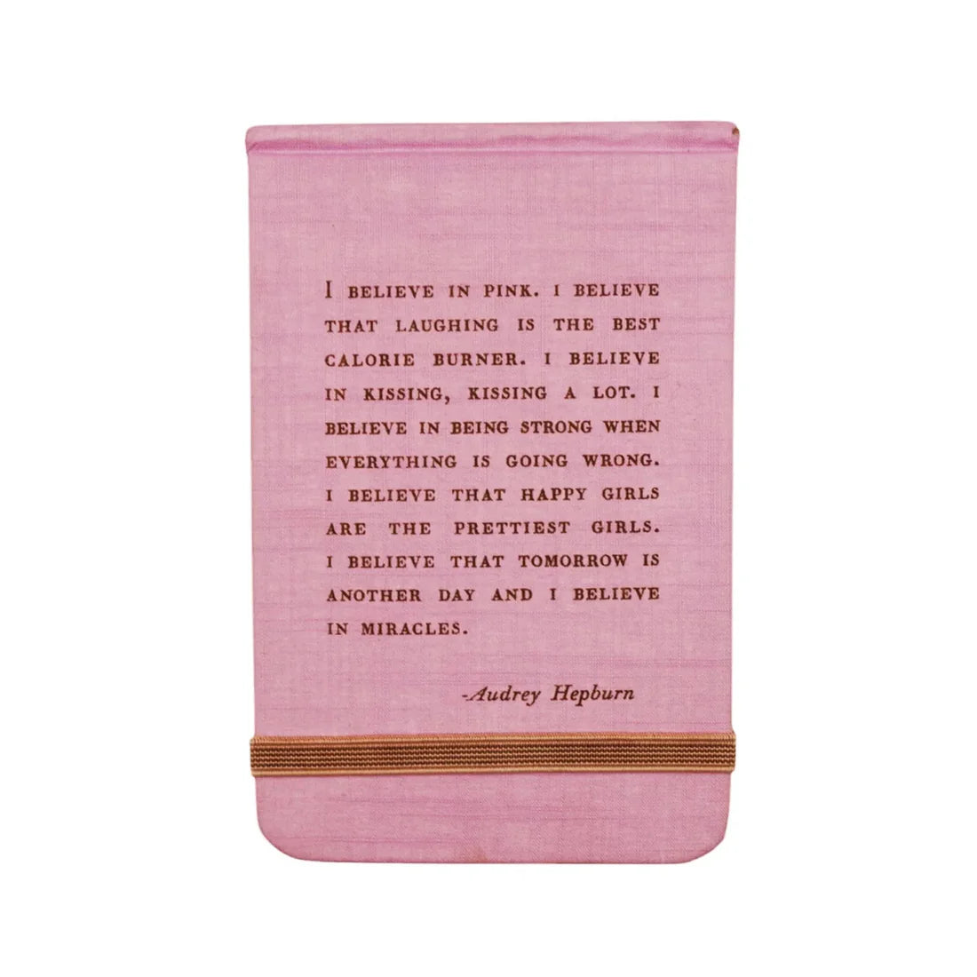 Audrey Hepburn Fabric Notebook