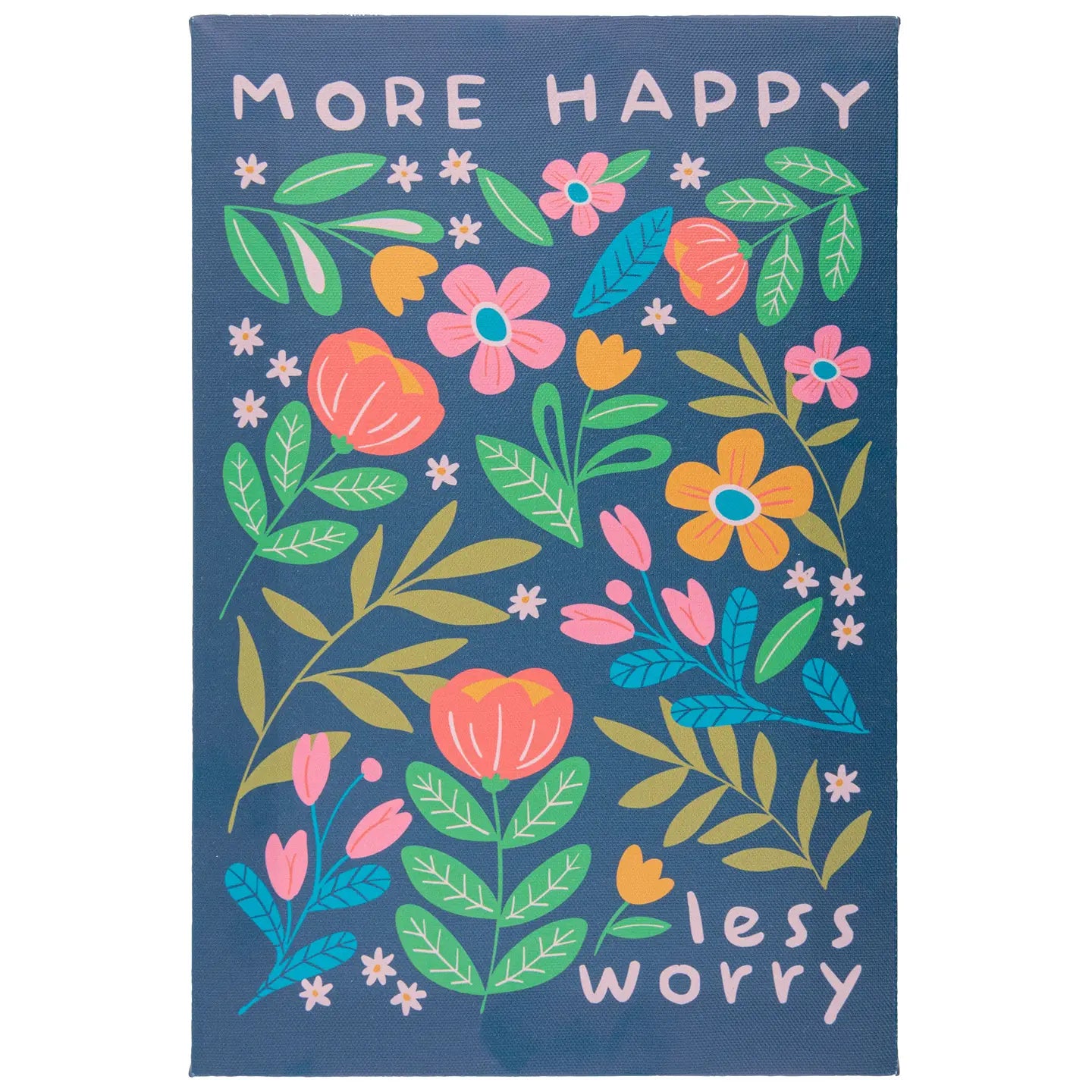 More Happy Canvas Wall Art