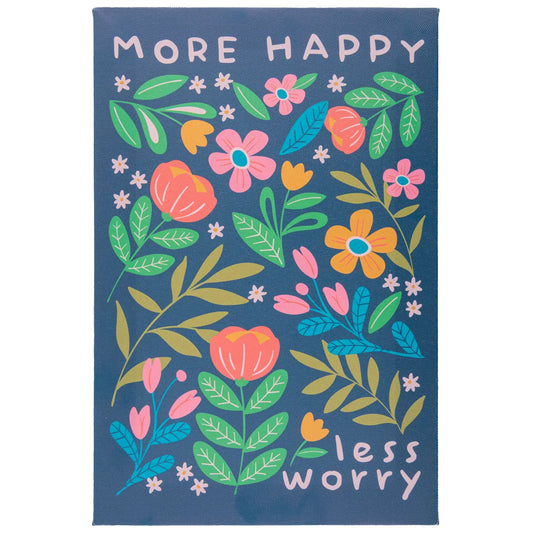 More Happy Canvas Wall Art
