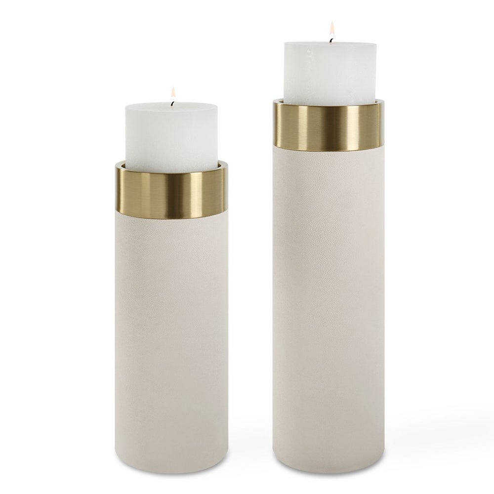 Wessex Candleholders, White