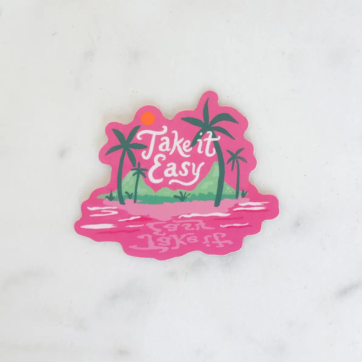 Take It Easy Island Sticker