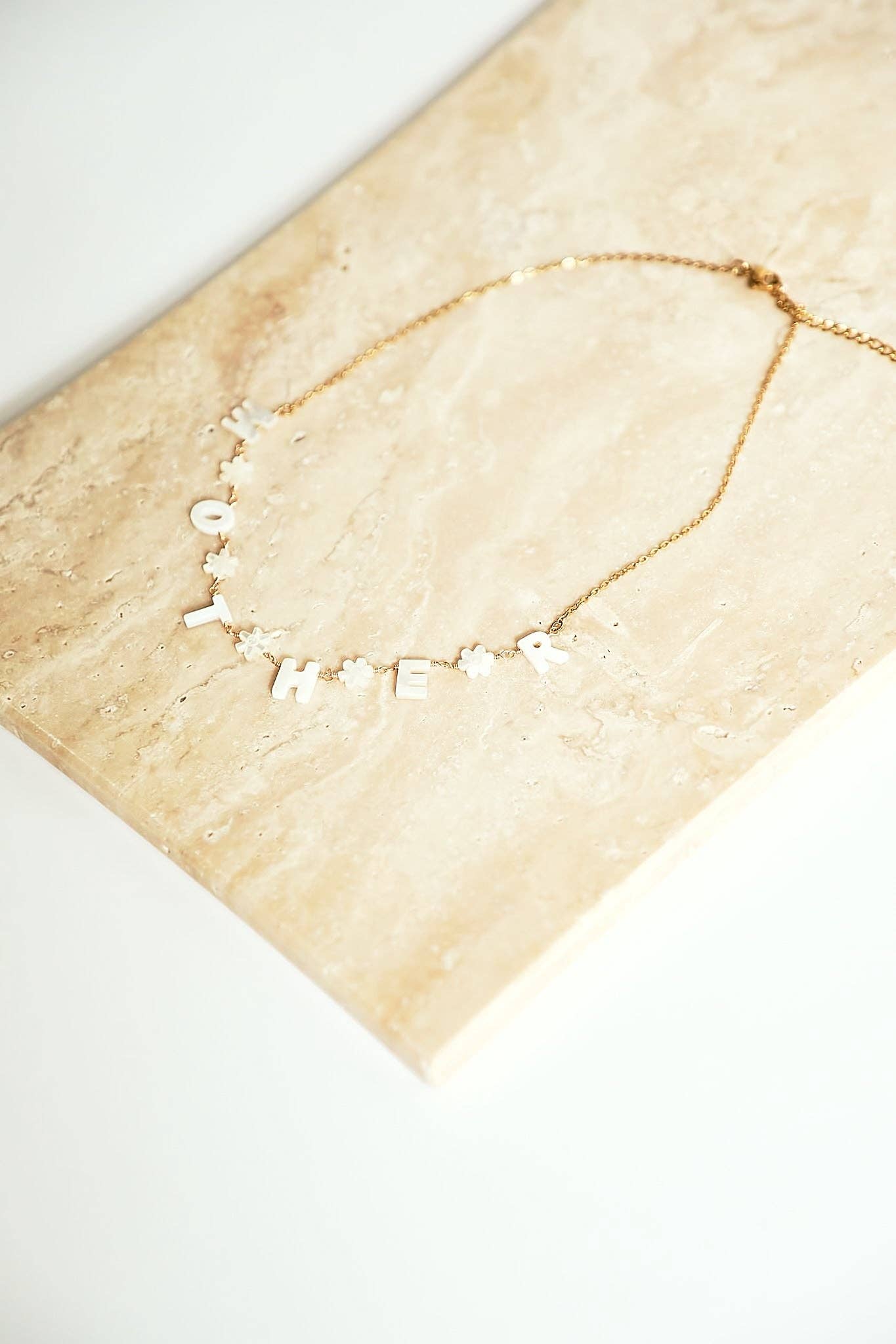 Mother Necklace - Gold + Pearl