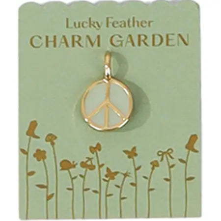 Charm Garden - Gold Peace Charm