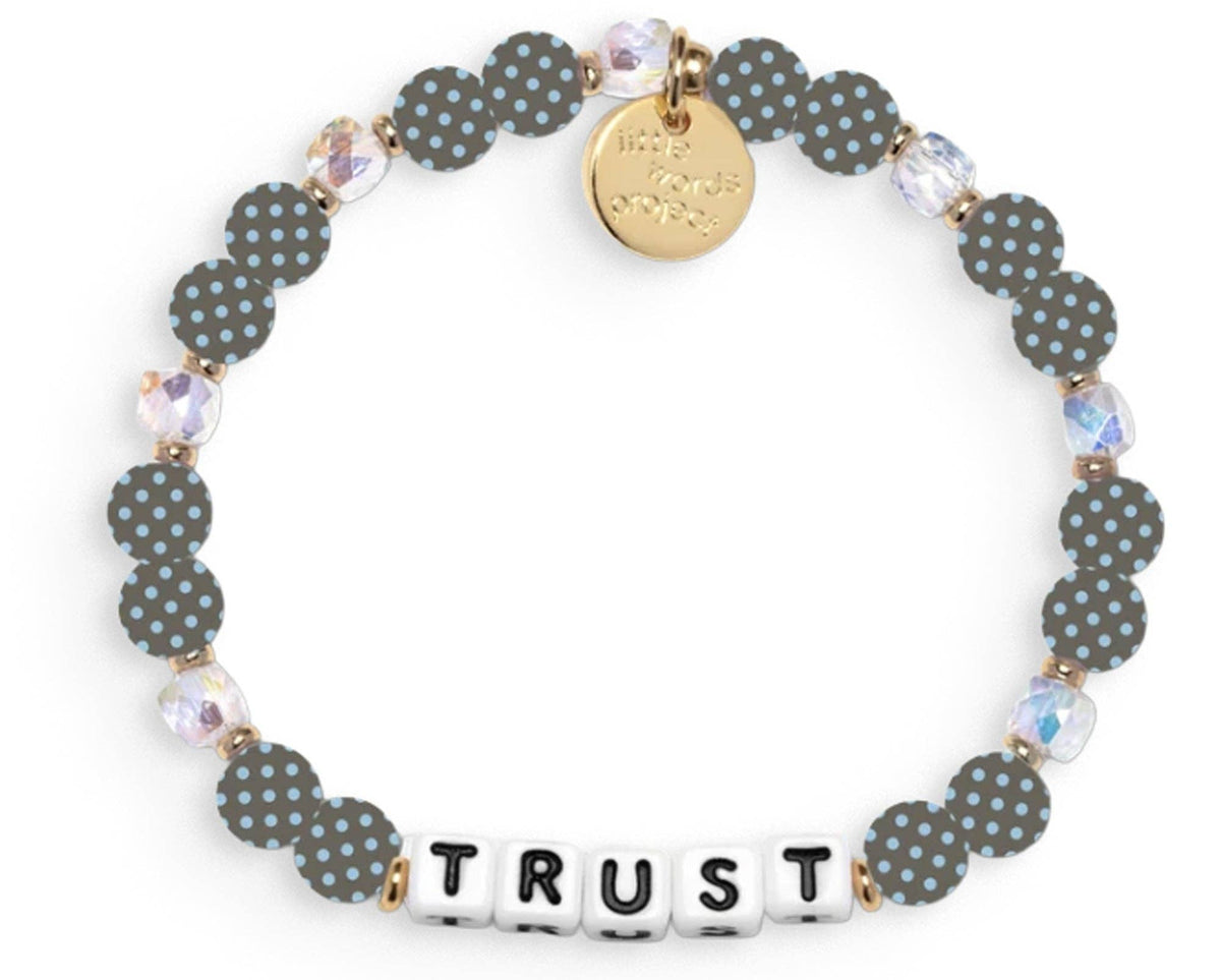 Little Words Project Bracelet - "Trust" Polky Babe